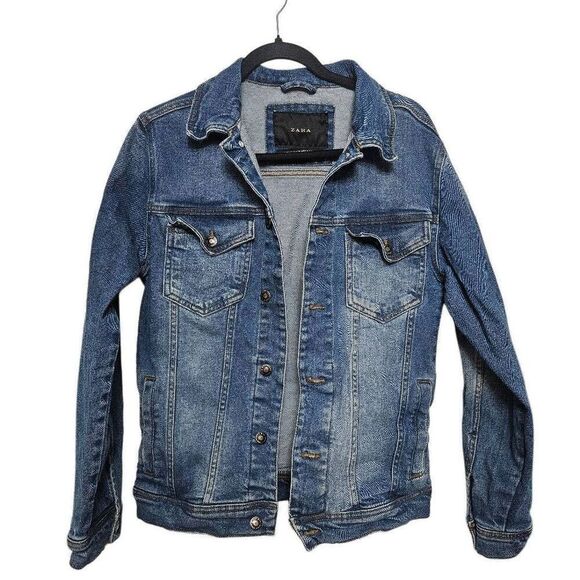 Zara Man Denim Jacket - Picture 1 of 8